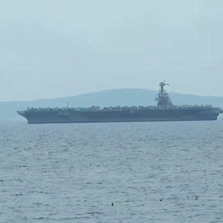 US’ most advanced aircraft carrier, USS Gerald R. Ford, arrives in Croatia